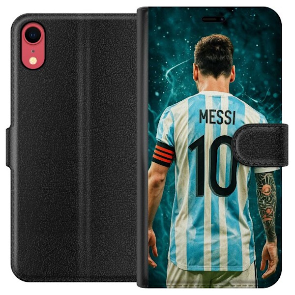 Apple iPhone XR Tegnebogsetui Messi
