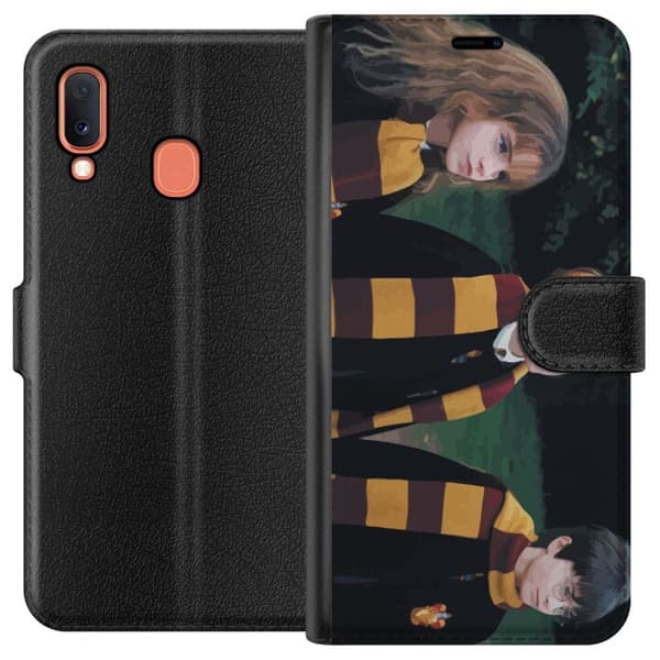 Kompatibel Tegnebogsetui til Samsung Galaxy A20e Harry Potter