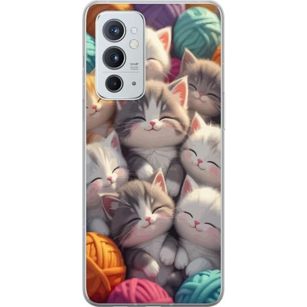 Kompatibelt Mobildeksel til OnePlus 9RT 5G Sovande kattungar beige