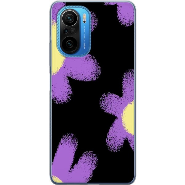 Xiaomi Poco F3 Gennemsigtig cover Blomsterdragt