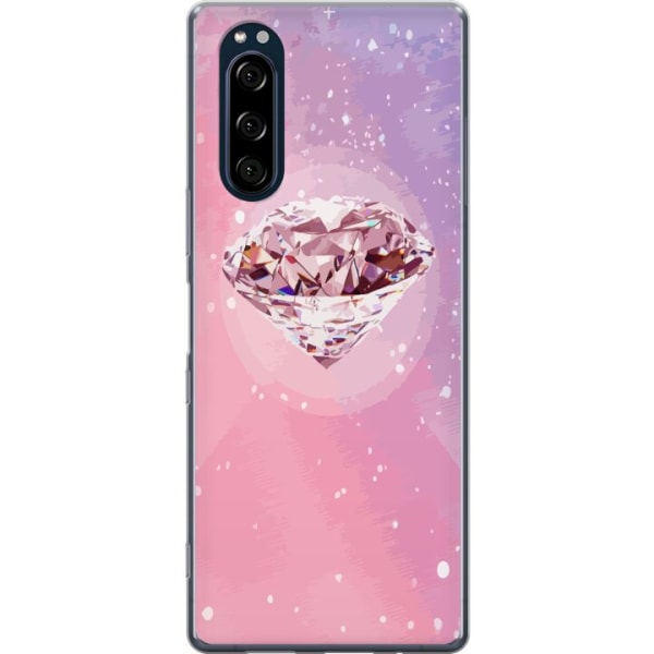 Sony Xperia 5 Gennemsigtig cover Glitter Diamant