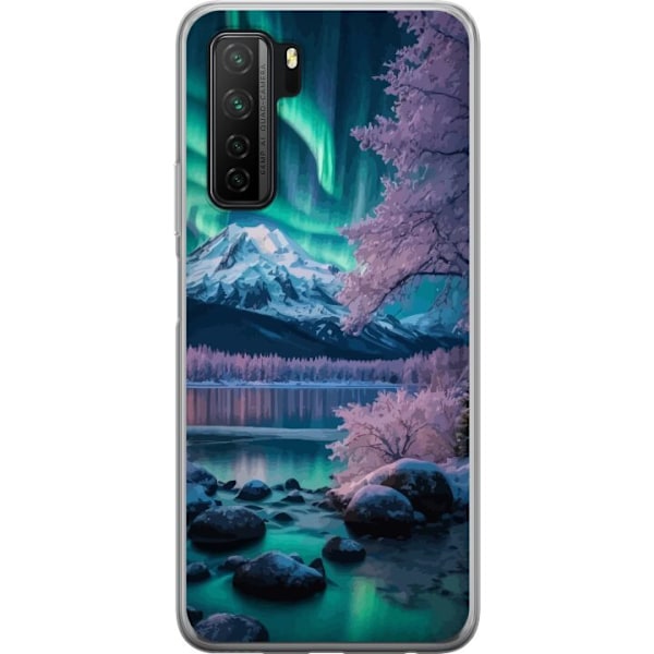 Huawei P40 lite 5G Gennemsigtig cover Norrsken