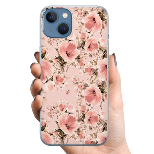 Apple iPhone 13 TPU Mobildeksel Blomster
