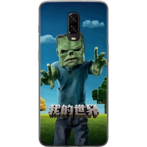 OnePlus 6T Genomskinligt Skal A Minecraft Movie