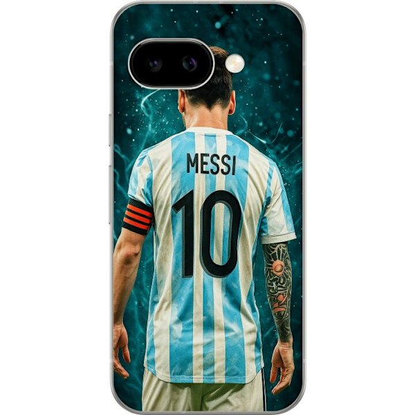 Google Pixel 9a Läpinäkyvä kuori Messi