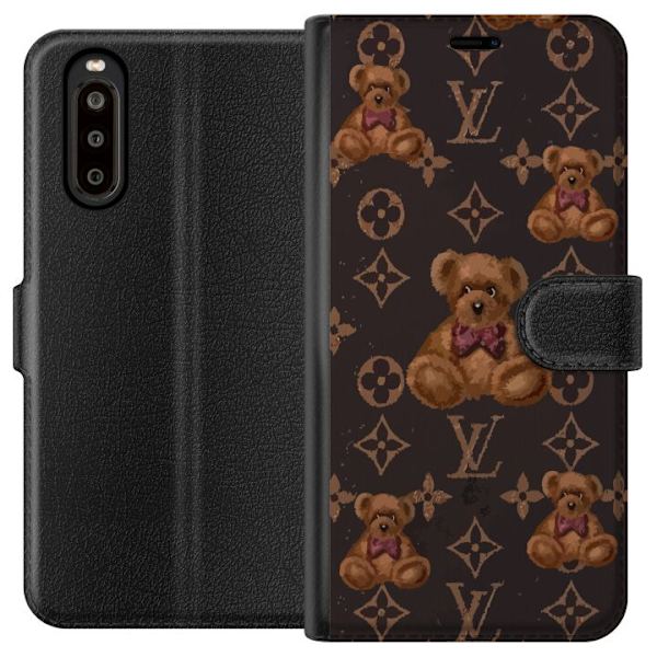 Sony Xperia 10 II Lompakkokotelo Louis Vuitton Teddykarhu Kuvio Ylellinen Muotisuunnittelu Suosittu Motiivi Muoti-Trendi Ylelliset Asusteet