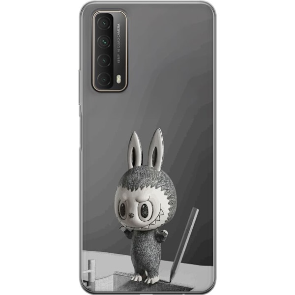 Huawei P smart 2021 Läpinäkyvä kuori Pop Mart MEGA LABUBU L
