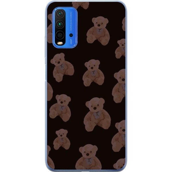 Xiaomi Redmi 9T Gennemsigtig cover En bjørn flere bjørne