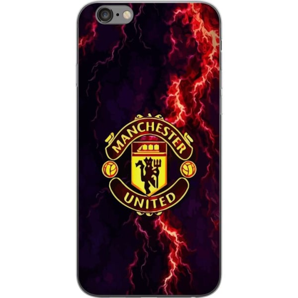 Apple iPhone 6s Plus Läpinäkyvä kuori Manchester United