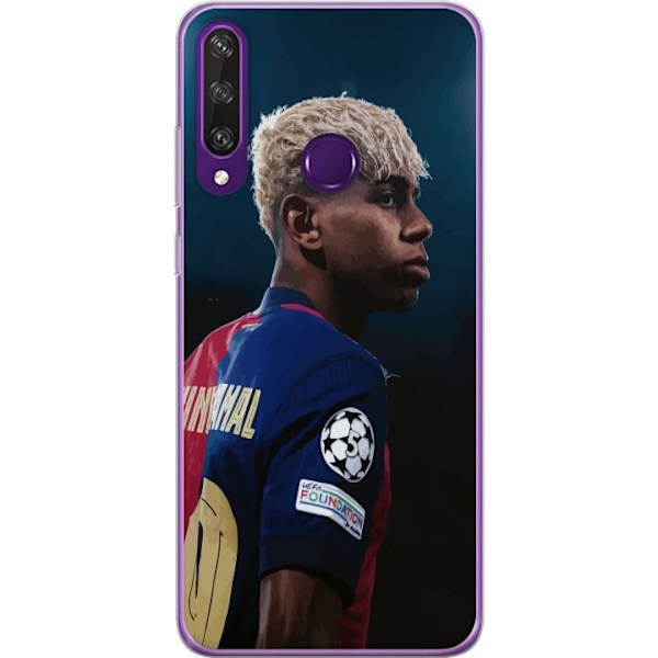 Huawei Y6p Läpinäkyvä kuori Lamine Yamal - Barcelonan ihmel