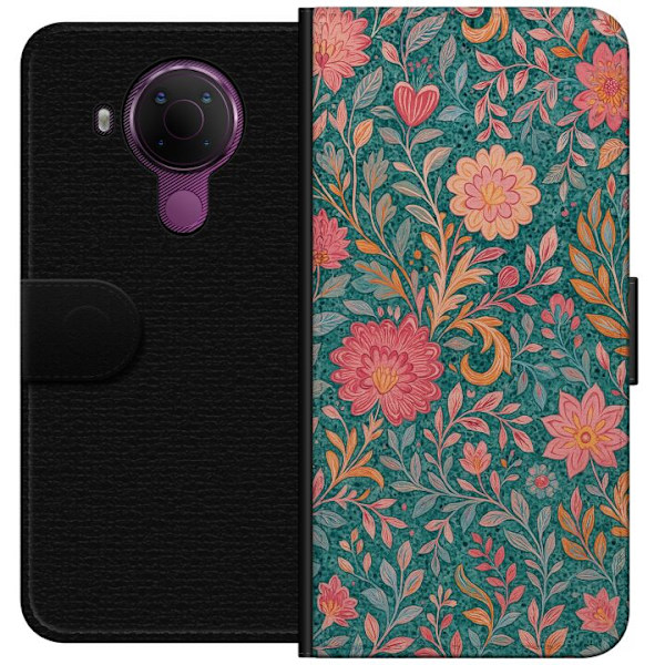 Nokia 5.4 Plånboksfodral Floral Dream