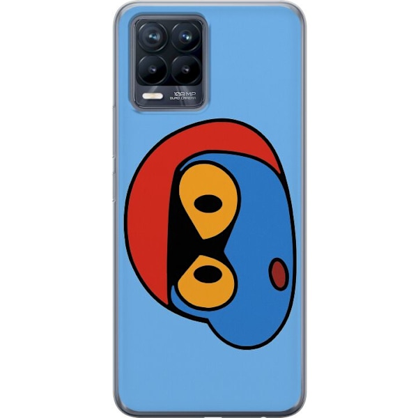 Realme 8 Genomskinligt Skal Bold Bot Head