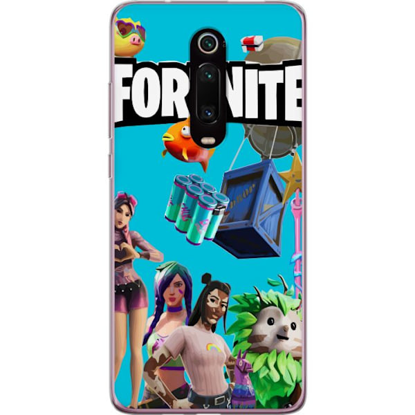 Xiaomi Mi 9T Pro  Läpinäkyvä kuori Fortnite