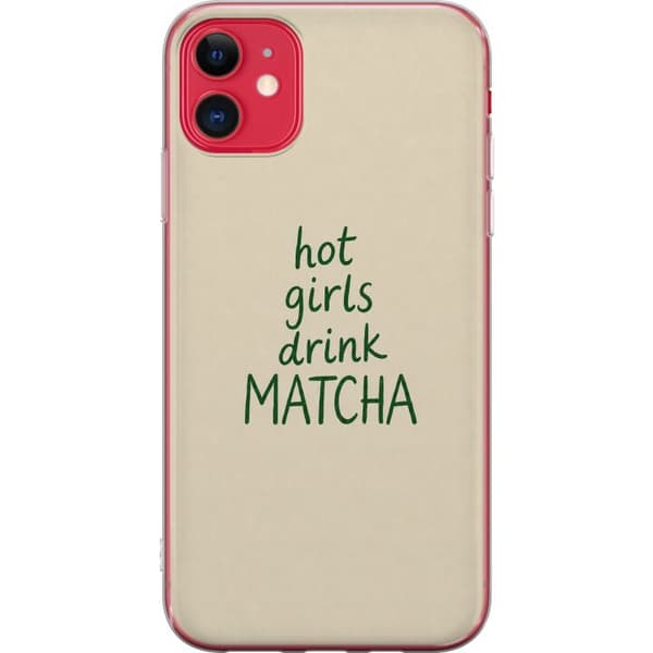 Kompatibelt Mobildeksel til Apple iPhone 11 Matcha-jenter beige