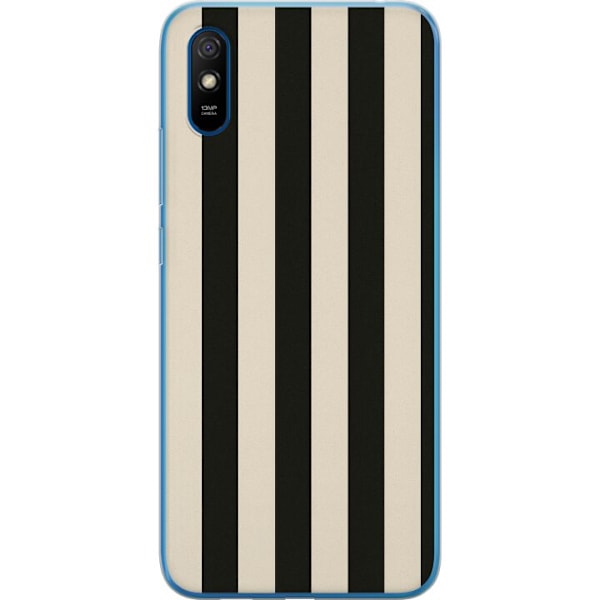 Xiaomi Redmi 9AT Genomskinligt Skal Line Flow