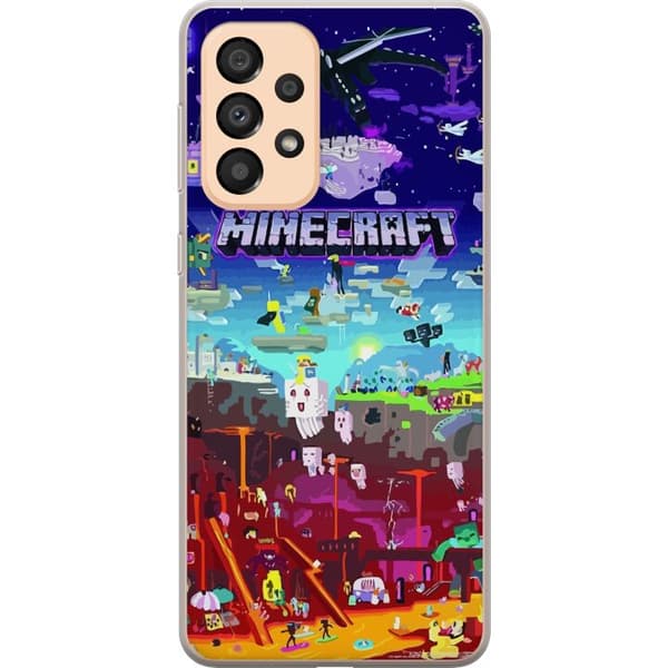 Kompatibel Mobilcover til Samsung Galaxy A33 5G MineCraft