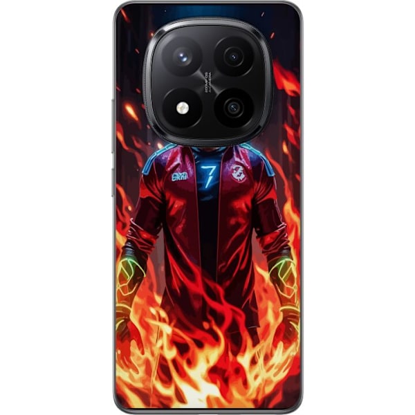 Xiaomi Redmi Note 14 Pro+ Genomskinligt Skal Ronaldo Inferno – fotbollshjälte i eldflammor