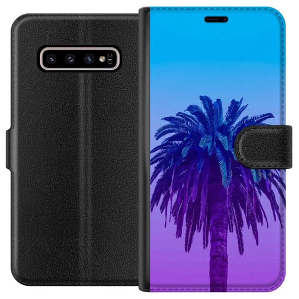 Kompatibelt Lommeboketui til Samsung Galaxy S10+ Palm