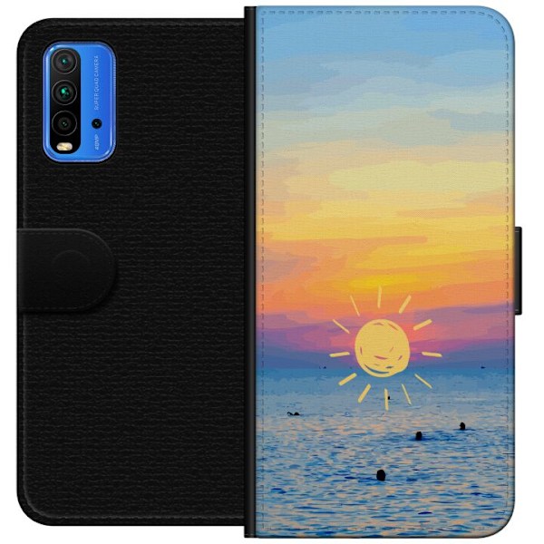 Xiaomi Redmi Note 9 4G Lommeboketui Solnedgang