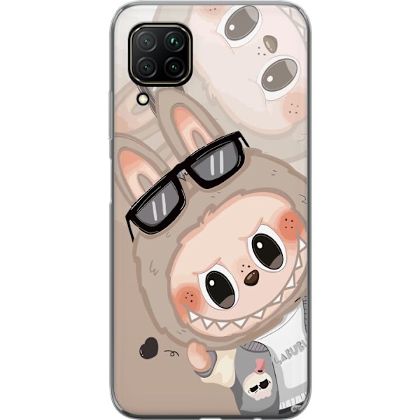 Huawei P40 lite Läpinäkyvä kuori Labubu Rainbow Chaos