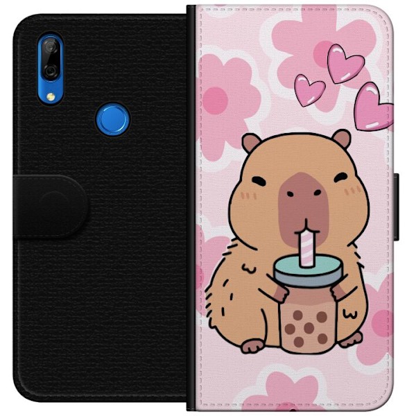 Huawei P Smart Z Plånboksfodral Kawaii Capybara Hjärtan Anim