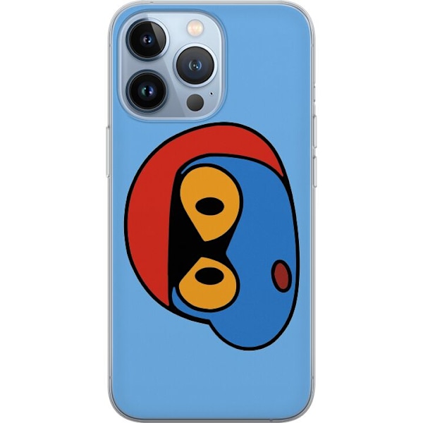 Apple iPhone 13 Pro Läpinäkyvä kuori Bold Bot Head