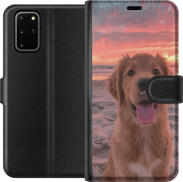 Kompatibelt Plånboksfodral till Samsung Galaxy S20+ Hund