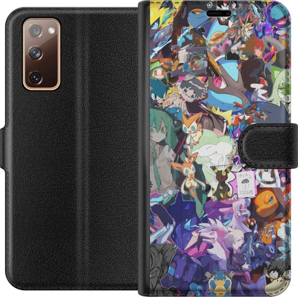 Kompatibelt Lommeboketui til Samsung Galaxy S20 FE Pokémon Blaze