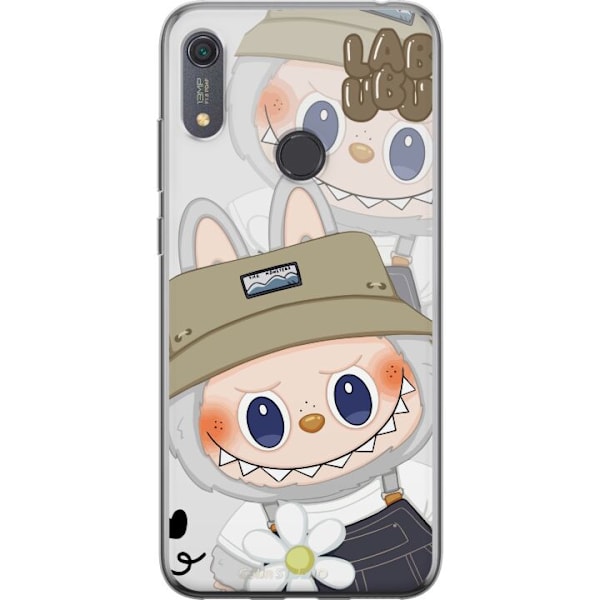 Huawei Y6s (2019) Läpinäkyvä kuori Labubu Minimal Mood - Yksinkertainen ja tyylikäs hirviösuunnittelu