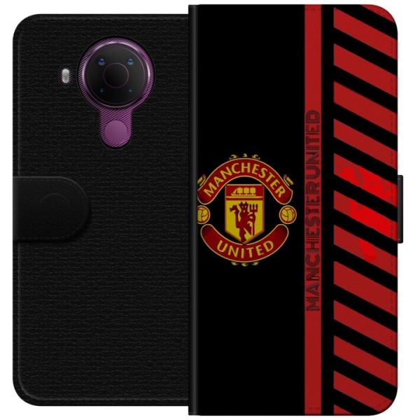 Nokia 5.4 Plånboksfodral Manchester United