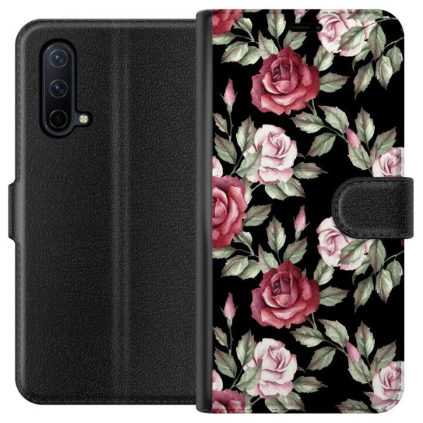OnePlus Nord CE 5G Tegnebogsetui Blomster