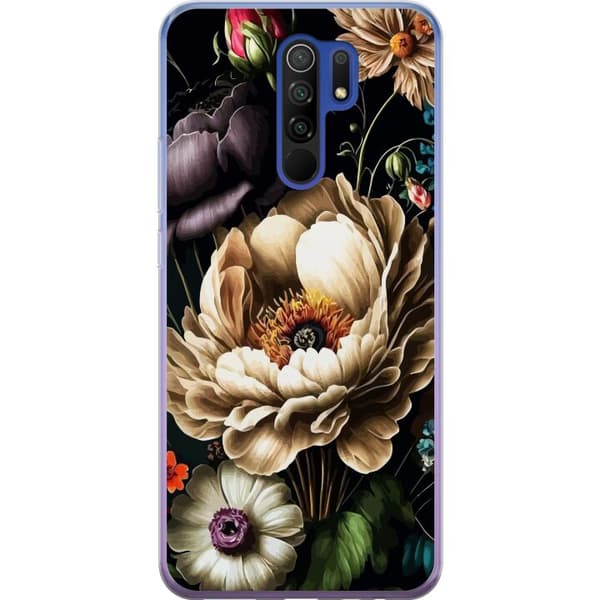 Kompatibelt Mobilskal till Xiaomi Redmi 9 Blommor