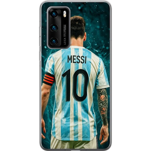 Huawei P40 Läpinäkyvä kuori Messi