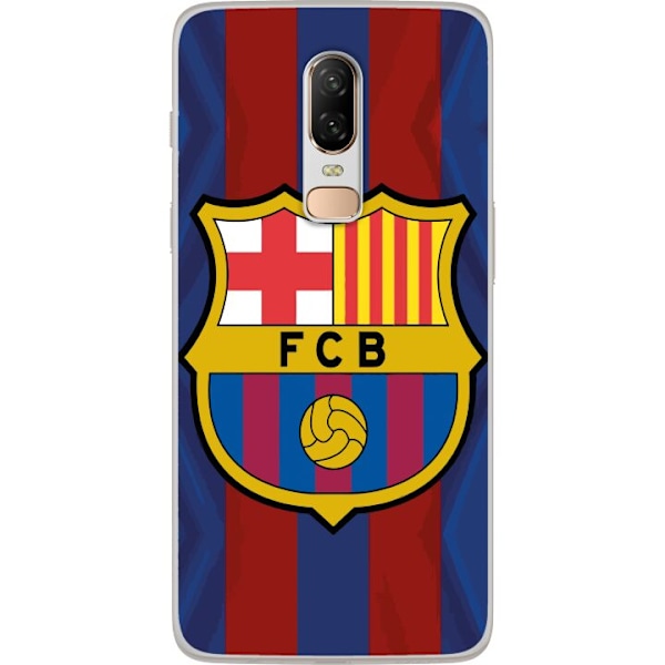 OnePlus 6 Genomskinligt Skal FCB Barcelona