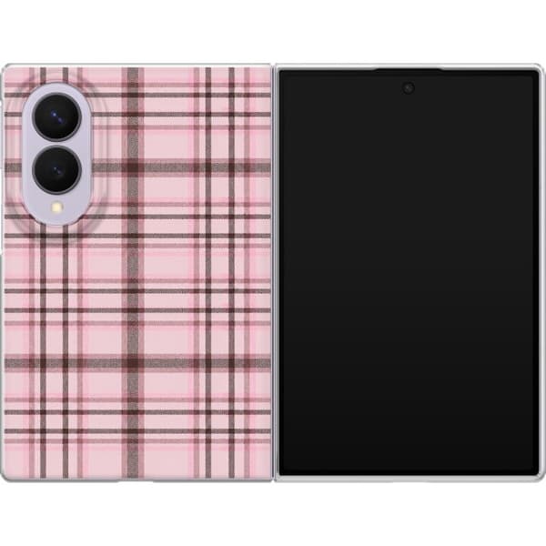Kompatibelt Mobildeksel til Samsung Galaxy Z Fold8 Rosa tartan rosa