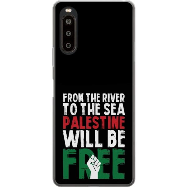 Sony Xperia 10 II Gennemsigtig cover Fri Palæstina