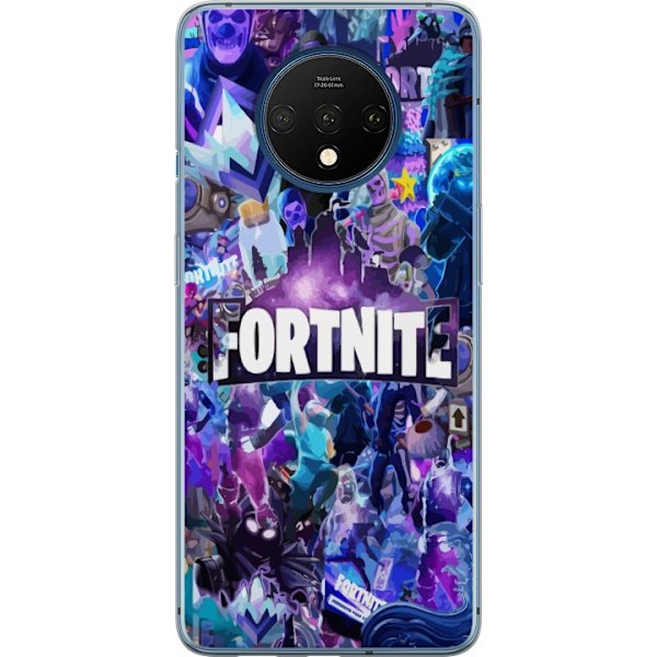 OnePlus 7T Läpinäkyvä kuori Fortnite