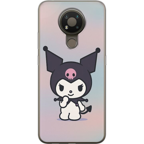 Nokia 3.4 Läpinäkyvä kuori Kawaii Sanrio Kuromi