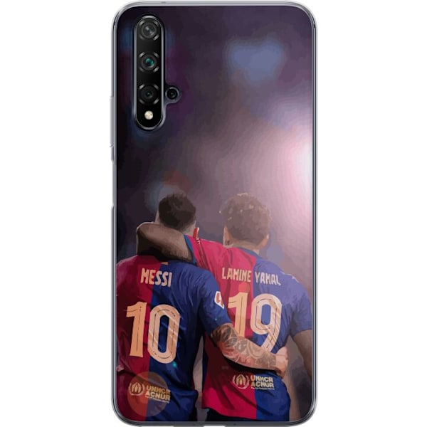 Huawei nova 5T Genomskinligt Skal Lamine Yamal VS Messi