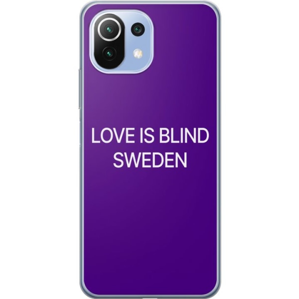Xiaomi Mi 11 Lite Gennemsigtig cover Kærlighed er Blind