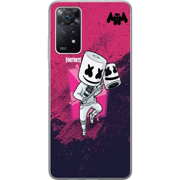 Xiaomi Redmi Note 11 Pro 5G Genomskinligt Skal Marshmello Fort