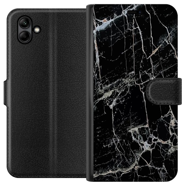 Samsung Galaxy A05 Tegnebogsetui Svart Marmor