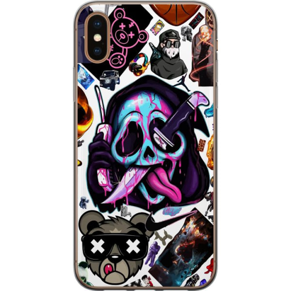 Apple iPhone XS Gennemsigtig cover Stickers