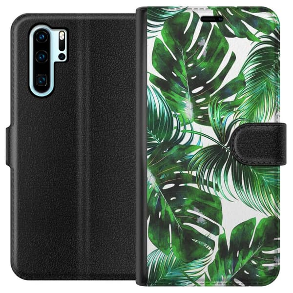 Kompatibelt Lommeboketui til Huawei P30 Pro Blad