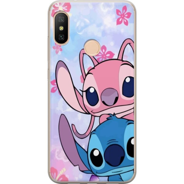 Xiaomi Redmi 6 Pro Genomskinligt Skal Stitch & Angel