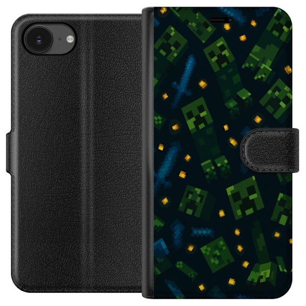 Apple iPhone 16e Lommeboketui Minecraft Dungeons Mob