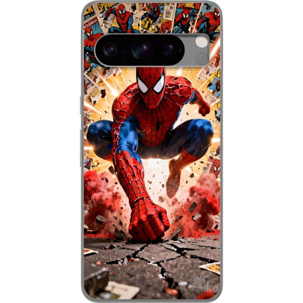 Kompatibelt Mobildeksel til Google Pixel 8 Pro Spider Man action