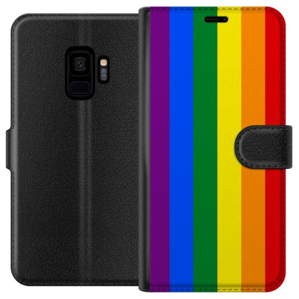 Samsung Galaxy S9 Tegnebogsetui Pride Flagga