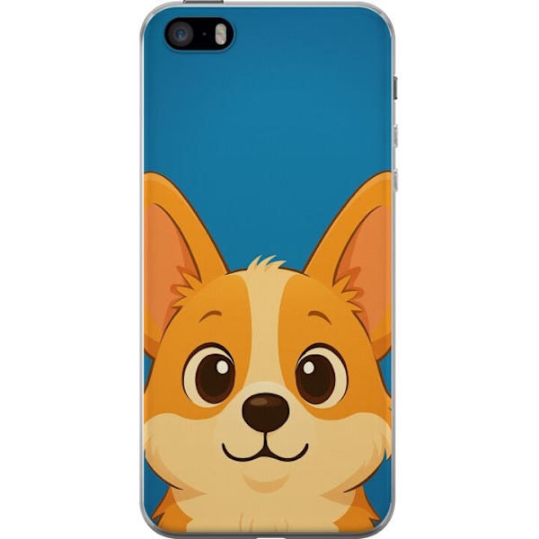 Apple iPhone 5s Gennemsigtig cover Hello Corgi