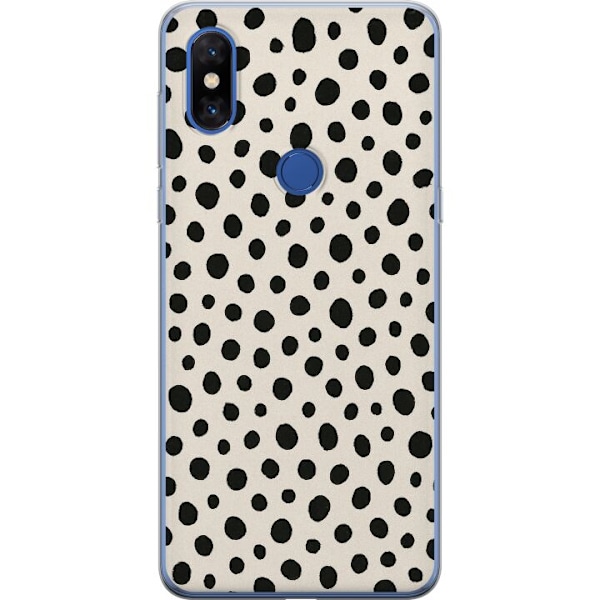 Xiaomi Mi Mix 3 Läpinäkyvä kuori Dot Dance
